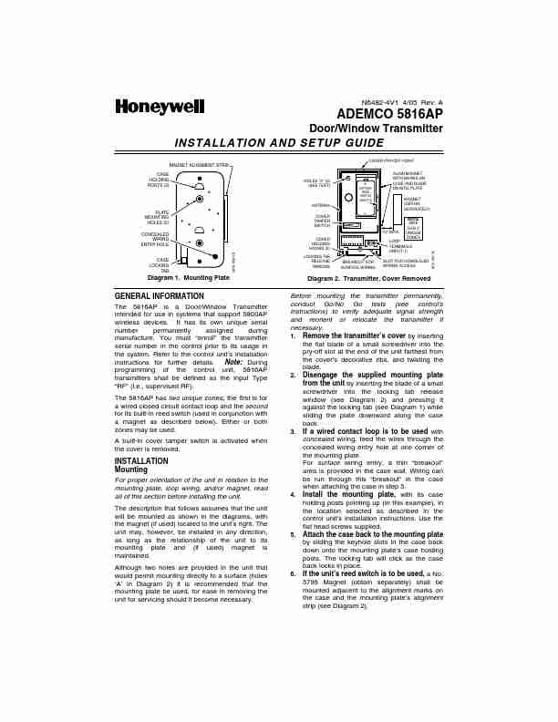 HONEYWELL ADEMCO 5816AP-page_pdf